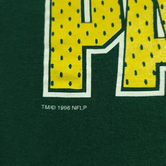 Vintage 90s Single Stitch NFL Green Bay Packers sz XXL Tshirt - Picture 6 of 7